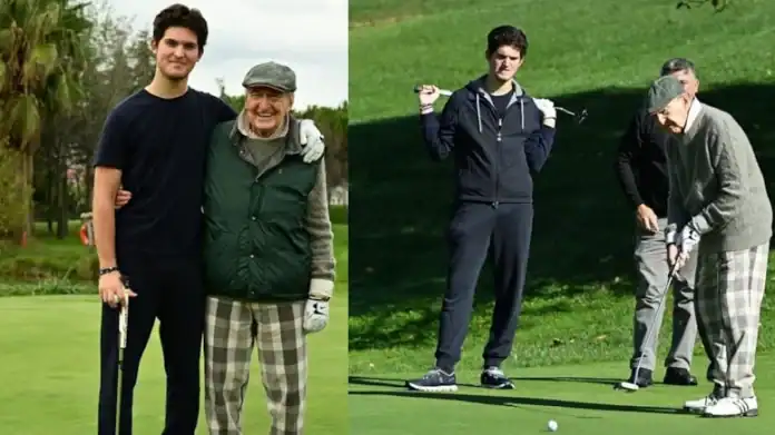 Rahmi Koç ve Torunu Kerim’den Golf Sahasında Keyifli Anlar