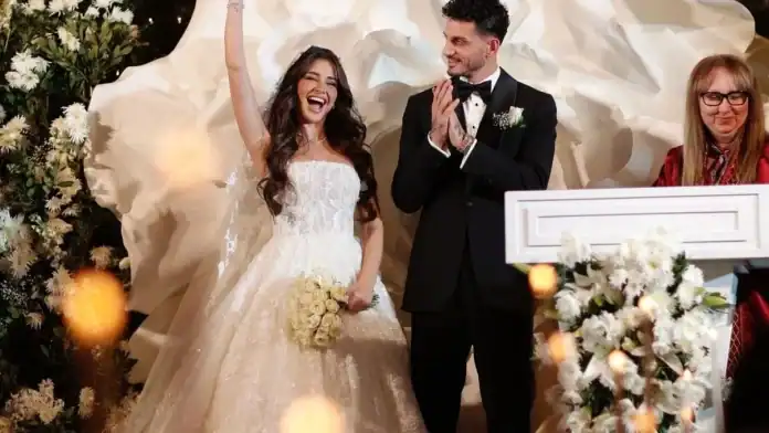 Gönül Dağı'nın Asuman'ı Evlendi Hazal Çağlar ve Samet Akaydın'dan Görkemli Düğün