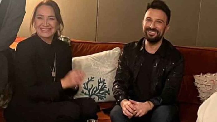 Demet Akbağ'dan Tarkan'a Kulis Ziyareti