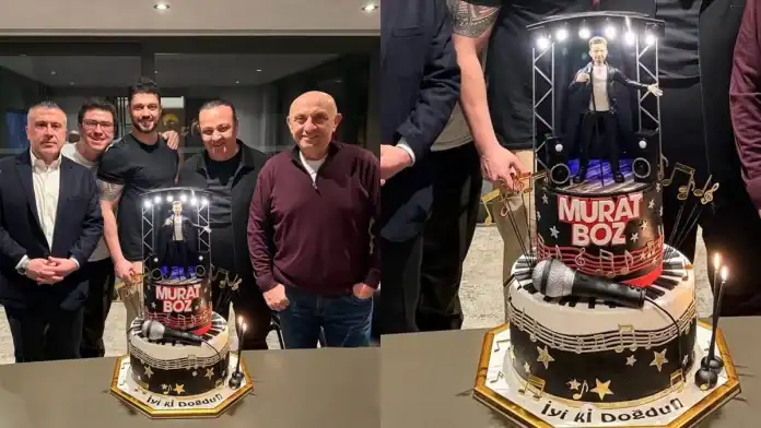 Murat Boz'un Olay Yaratan 50. Yaş Günü Pastası!