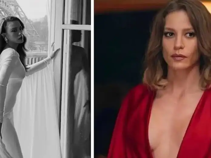 Serenay Sarıkaya'nın Beyaz Elbiseli Pozlarına Yorum Yağmuru Gelinlik mi O