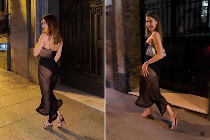 Afra Saraçoğlu'nun İspanya'daki Transparan Tarzı Gündem Oldu