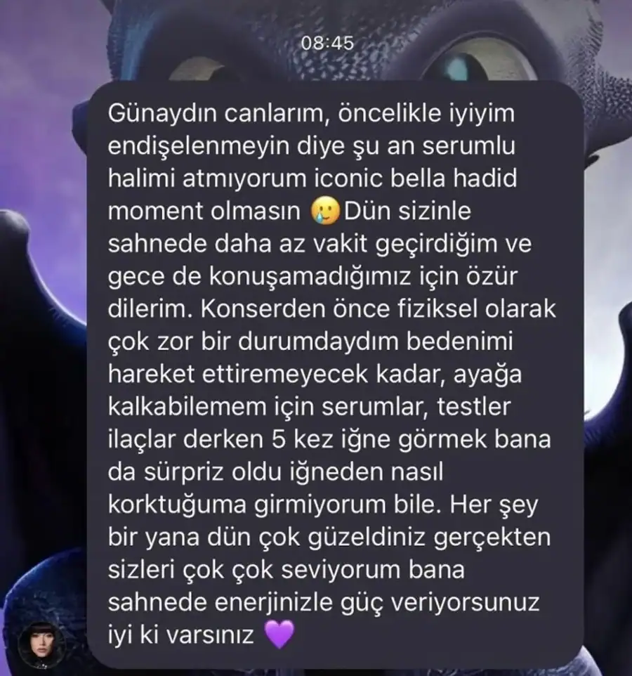 Sahnede Sakatlanan Hilal Yelekçi Sağlık Durumunu Açıkladı 1 Sahnede Sakatlanan Hilal Yelekçi Sağlık Durumunu Açıkladı