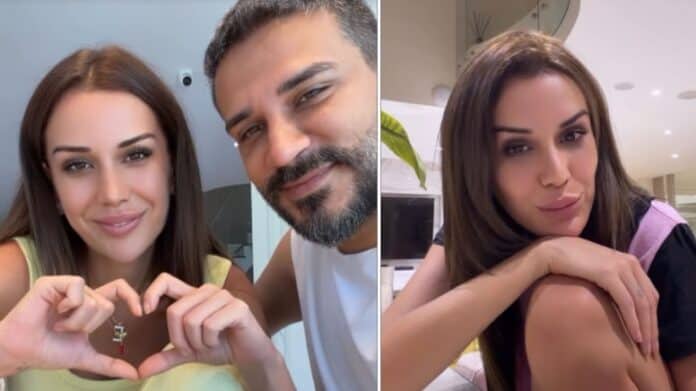 Dilan Polat, Eşinin Hesabı Üzerinden Sosyal Medyaya Geri Döndü