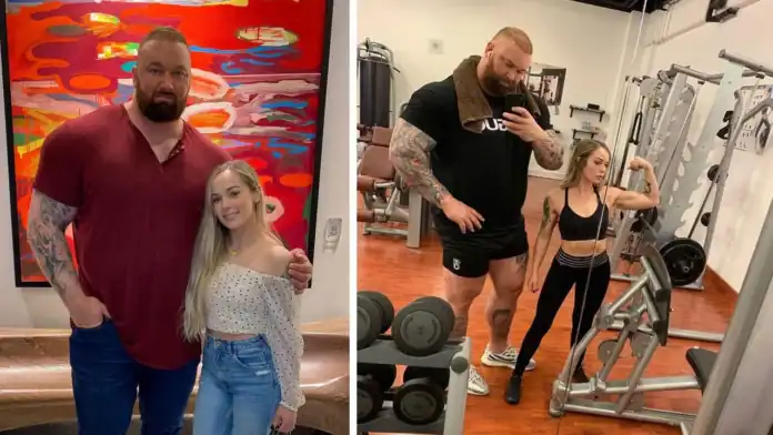 Thor Björnsson ve Eşi Arasındaki Boy Farkı Dikkat Çekti