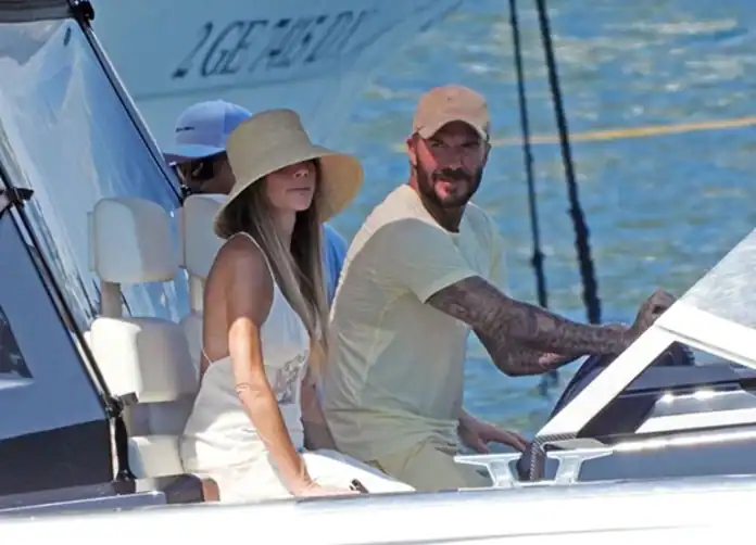 David ve Victoria Beckham'ın Portofino Tatili