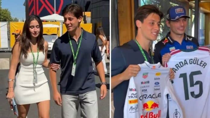 Arda Güler ve Duru Nayman Formula 1 İspanya GP'sinde