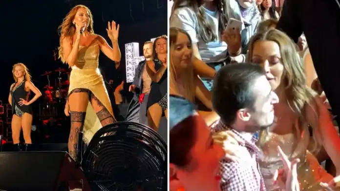 Hadise Bursa Konserinde Engelli Hayranının Yanına Gitti