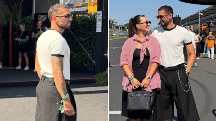 Hakan Çalhanoğlu ve Eşinin İtalya Grand Prix'sine Katılımı