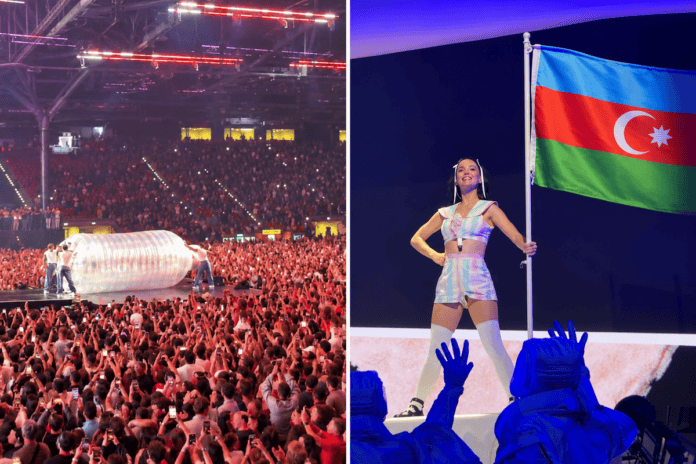 Katy Perry'nin Bakü Konserindeki Sahne Şovu Dikkat Çekti