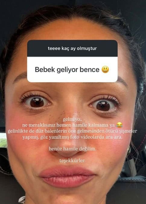 Zeynep Bastık'tan Hamilelik İddialarına Net Yanıt 1 Zeynep Bastık'tan Hamilelik İddialarına Net Yanıt